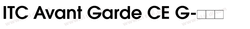 ITC Avant Garde CE G字体转换
